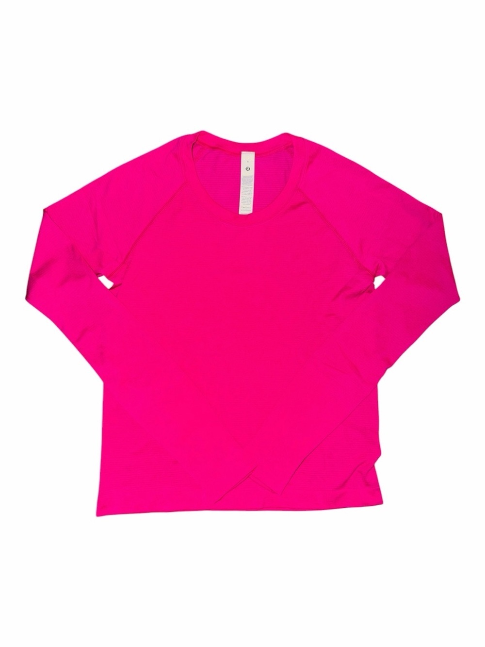 Lululemon Swiftly Tech Long-Sleeve Shirt 2.0 Pink Flare Size 8 NWT